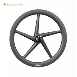 20-Inch 406 Carbon 5 Spoke Wheelset | Aero Pentaspoke Folding Bike & BMX Wheels